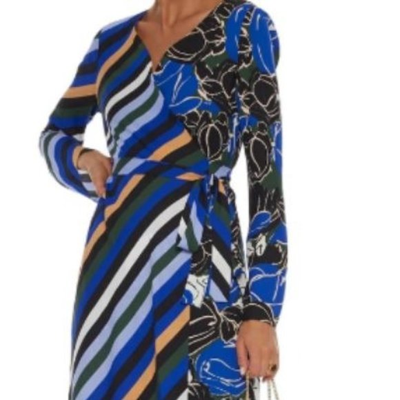 Diane Von Furstenberg Dresses & Skirts - Diane Von Furstenberg Tilly Midi Wrap Dress Size Small (US 10)